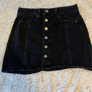 American eagle jean skirt